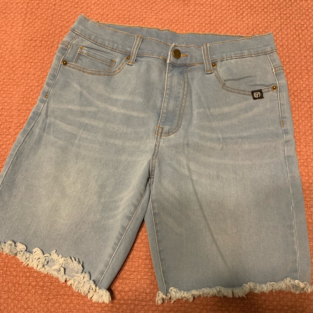 Mens born primitive stretch denim jorts